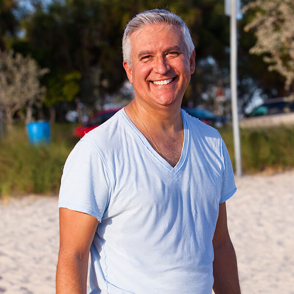 Can I Cure Erectile Dysfunction? Grey Hair Guy at Beach
